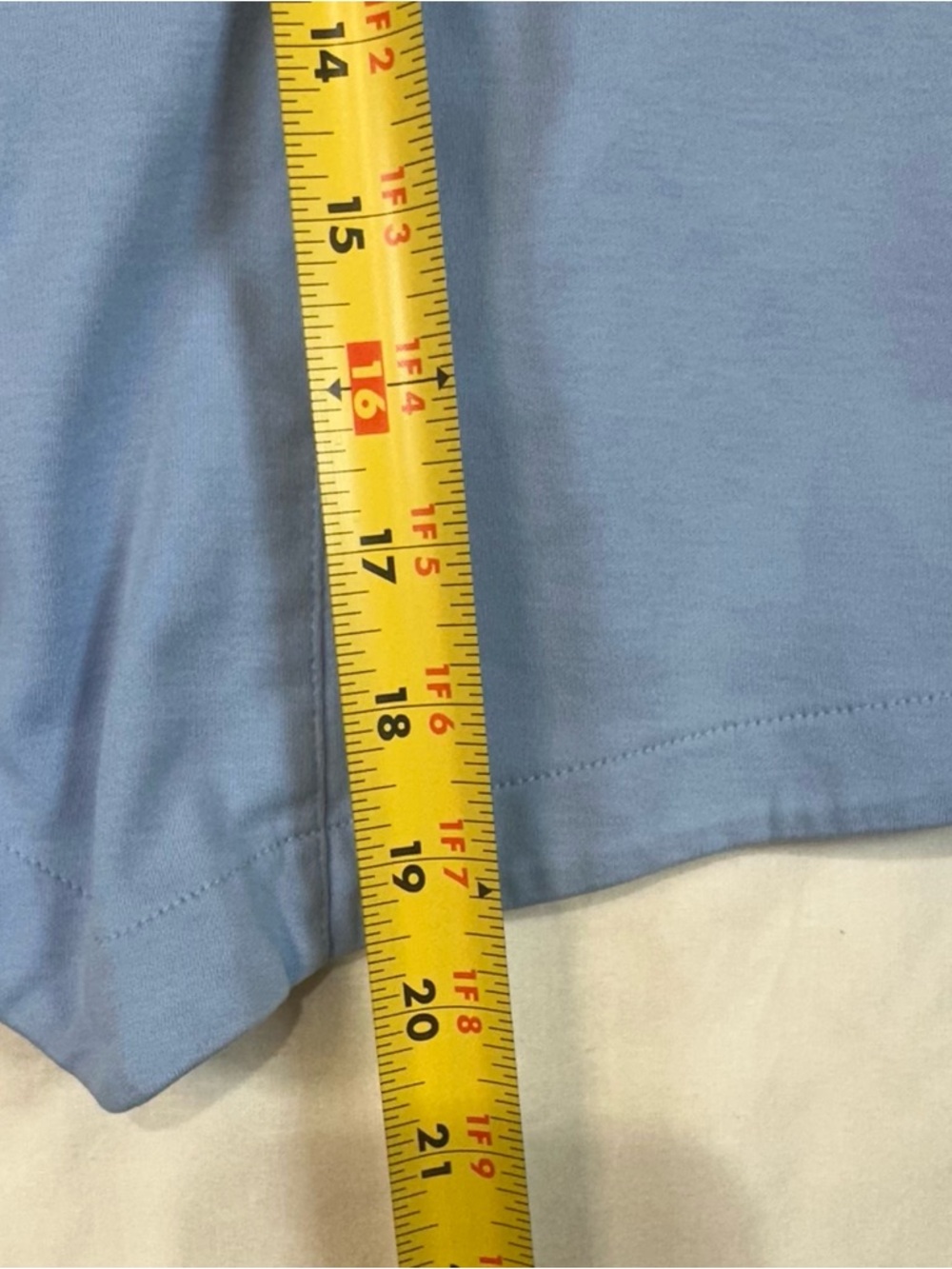 L.L.Bean Baby Blue Women's Cotton PJ top - Picture 5 of 5